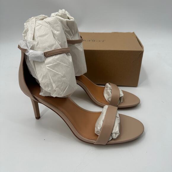 J. CREW New in Box Ankle Strap Heel Sandal in Beige // 11 - Picture 4 of 14